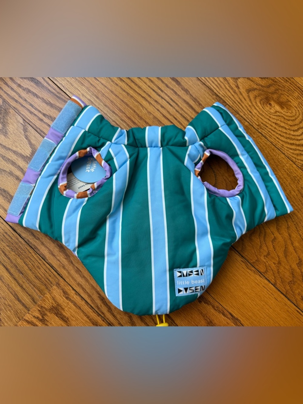Little Beast x Dusen Dusen Dog Striped Coat Jacket size XXS